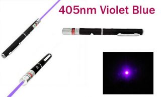 New Violet Purple Blue Beam Laser Light Pointer Tactical Pen Professional Gift