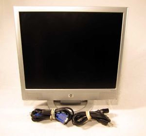 HP VS17X 17" LCD Flat Screen Computer Monitor Desktop Panel VGA Nice