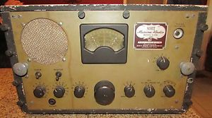 Scott Marine Military WWII Era SLRM Tube Radio Receiver