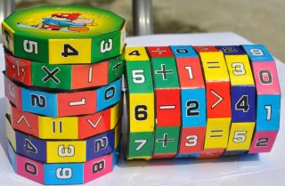 New Math Number Cube Variety Children's Math Educational Toy Multi Activity Cube