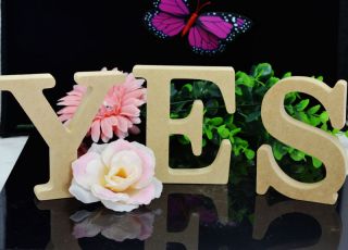10cmx1 5cm Thick Wooden Wood Letters Alphabet Birthday Wedding Party Home Decor