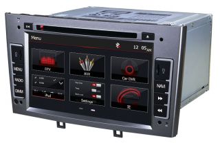 Autoradio DVD GPS Navi Bluetooth iPod Radio SAT Nav Player Peugeot 308 408