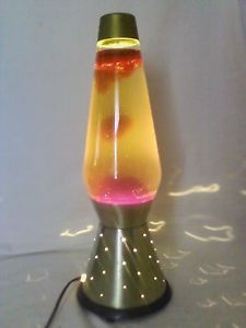 Vintage Lava Lamp Light with Bulb and Stand