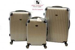 Gran Tourister 3 PC TSA Hardside Rolling Spinner Carry on Suitcase Luggage $690