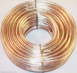 Details about NEW 50 FT 18 GAUGE SPEAKER WIRE AUDIO CABLE