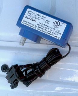 Peg Perego Quick Charge 12V Battery Charger 25200001 Adapter 