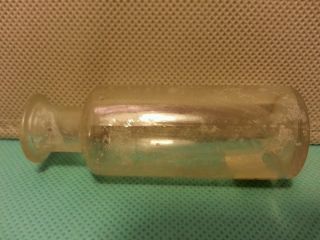 Antique Civil War Era Medicine Bottle Petersburg VA Glass Relic Artifact H189