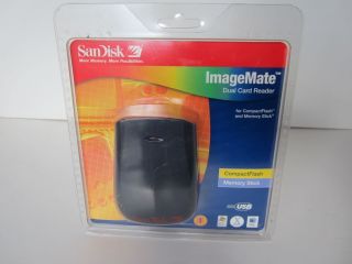 SanDisk Imagemate Dual Card Reader Writer for CompactFlash SmartMedia SDDR 75