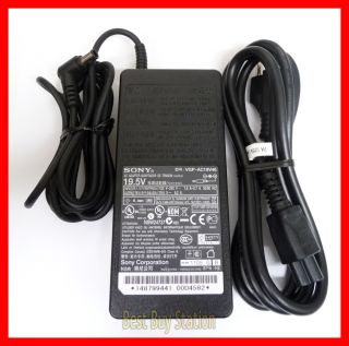 Sony VGP AC19V46 Genuine Original Laptop Power Supply Adapter with AC Cable