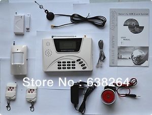 Wireless GSM SMS Security Smart Home Alarm System Infrared Door Contact