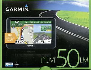 Garmin Nüvi 50LM Car GPS Navigator Receiver w Lifetime Maps 5" New