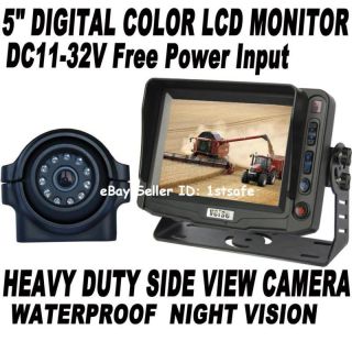 Forklift Truck 5"Monitor Rear View Backup Camera System