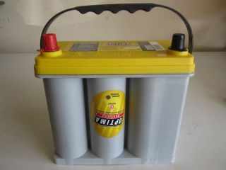 New Optima Yellow Top Car Battery D51R D51 Dry Cell 12 Volt Deep Cycle