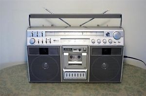 Tol RARE Aiwa 990 Ghettoblaster Boombox Nice Am FM SW Meters Huge Vintage NR