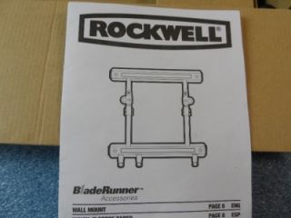 Rockwell Blade Runner Accessories Wall Mount RW9263 Wall Mounting Bracket