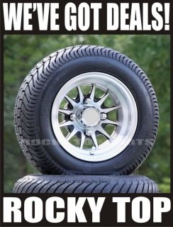 Low Profile Golf Cart Tires and New 10 Aluminum Wheels