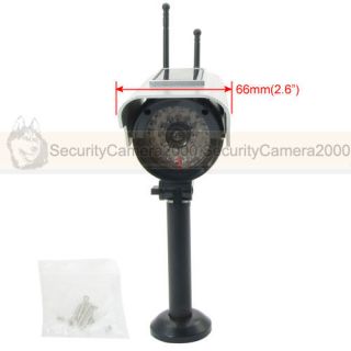 Waterproof Model Fake Security Camera Solar Powered Indoor and Outdoor Flash LED