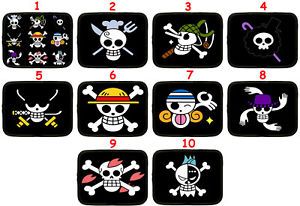 One Piece Pirate Flag Anime Netbook Laptop Case 12"
