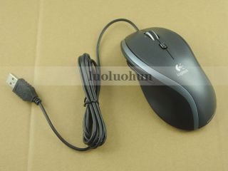 New Logitech M500 Tilt Wheel USB 1000 dpi Laser Corded Mouse M U0007 Bulk Pack 97855057099
