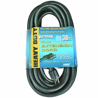 Camco 55142 Power Grip Series 30 Foot 15 Amp RV Outdoor Extension Cord
