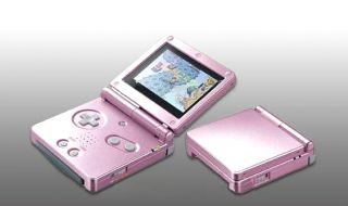 Nintendo Game Boy Advance SP Pearl Pink Handheld System 045496717278