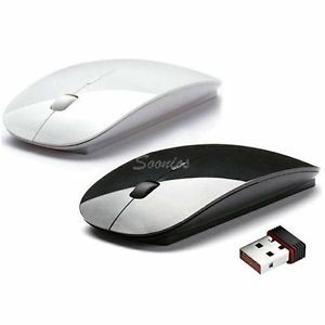 Slim 1600dpi Mini 2 4GHz 2 4G USB Wireless Optical Mouse Mice for Laptop PC