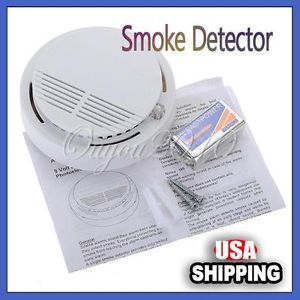 New Wireless Smoke Detector Home Security Fire Alarm Sensor System Cordless