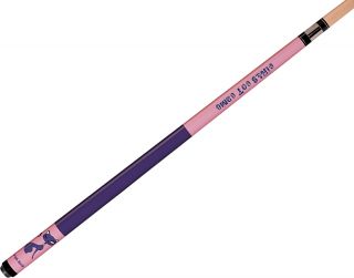 Players Girls got Game Pink Kitty Cat 52" Youth Pool Billiards Cue Stick Case
