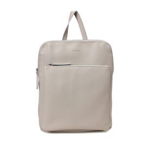 New Beige Real Leather Square Cross Body Bag Shoulder Bag Backpack Laptop Bag