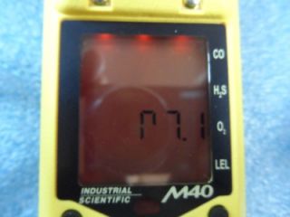 Scientific M40 Multi Gas Monitor Set W/Case, Manual, And Accessories