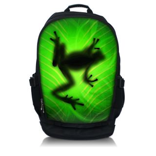 Cool Laptop Netbook Backpack Bag Double Shoulder for 15 6" Dell Alienware M15X