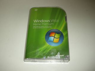 Microsoft Windows Vista Home Premium Full Version 32 Bit DVD with COA Key Code
