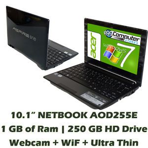 Acer Netbook Windows 7 and Warranty Notebook Laptop Computer WiFi Webcam