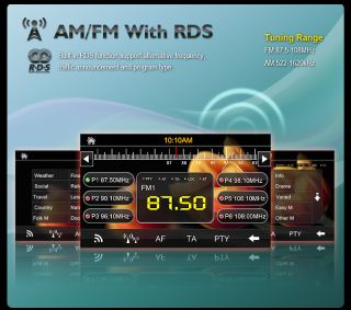 HD 3D Menu 2 DIN 6 2" GPS Car DVD Player iPod BT Radio SD Map Free Backup Camera