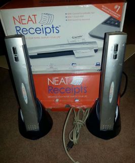 Neat Receipts SCSA4601EU Handheld Scanners x 2 Two