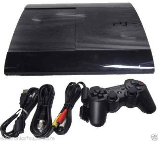 Sony PlayStation 3 Super Slim PS3 12GB 12 GB Console Black CECH 4201A