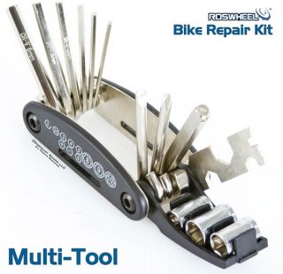 Roswheel Cycling 16 in 1 Bike Multi Tool Set Bicycle Tire Repair Kit BT 21042