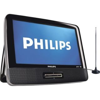 Philips PT902 37 9 inch Portable LCD Digital TV and FM Tuner with Remote