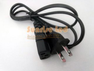 1x New Power Cord AC Cable Cord Line for LED PC Game Console Computer TV Vedio