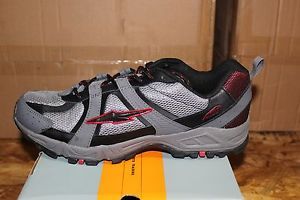 Mens Avia Running Sneakers A5025MVXR Size 11 5 Grey Red Cross Training Shoes