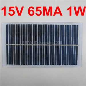 15V 65mA 1W Solar Panels Solar Power 12V DC Battery Solar Panels PV Charge Best
