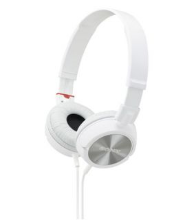 Sony MDR ZX300 White Stereo Headphones