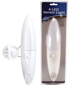 Wireless Motion Sensor Light 4 Super Bright LED Security and Safety