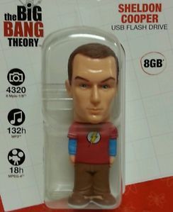 Sheldon Cooper USB Flash Drive 8GB New in Pkg Big Bang Theory