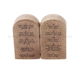 Ten Commandments Tablets Moses Attractives Ceramic Magnetic Salt Pepper Shakers