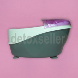 2013 Model Brand New Tub Detox Ionic ion Foot Bath Cleanse Spa Set Free SHIP