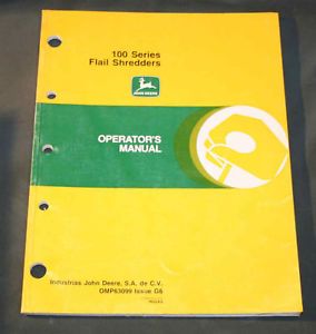 John Deere 100 Series Flail Shredders Operator's Manual