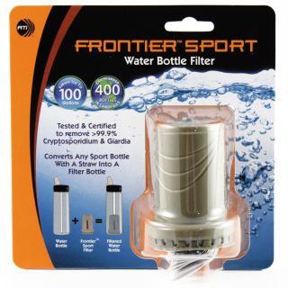 McNett Outdoor Aquamira Frontier Sport Water Bottle Microbiological Filter
