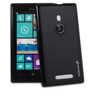 Ultra Thin Matte Frosted TPU Gel Case Cover for Nokia Lumia 925 T Mobile Black