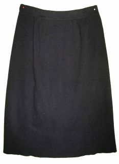 Di Mar Sz Small Juniors Womens Black Skirt Career Office KQ47